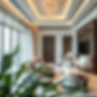 Luxurious interior design of a Roda Amwaj residence