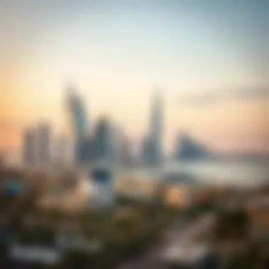 Stunning skyline view of Roda Amwaj