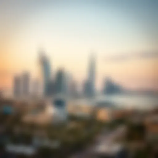Stunning skyline view of Roda Amwaj