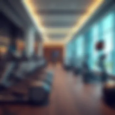 Modern Fitness Center Modern fitness center with state-of-the-art equipment