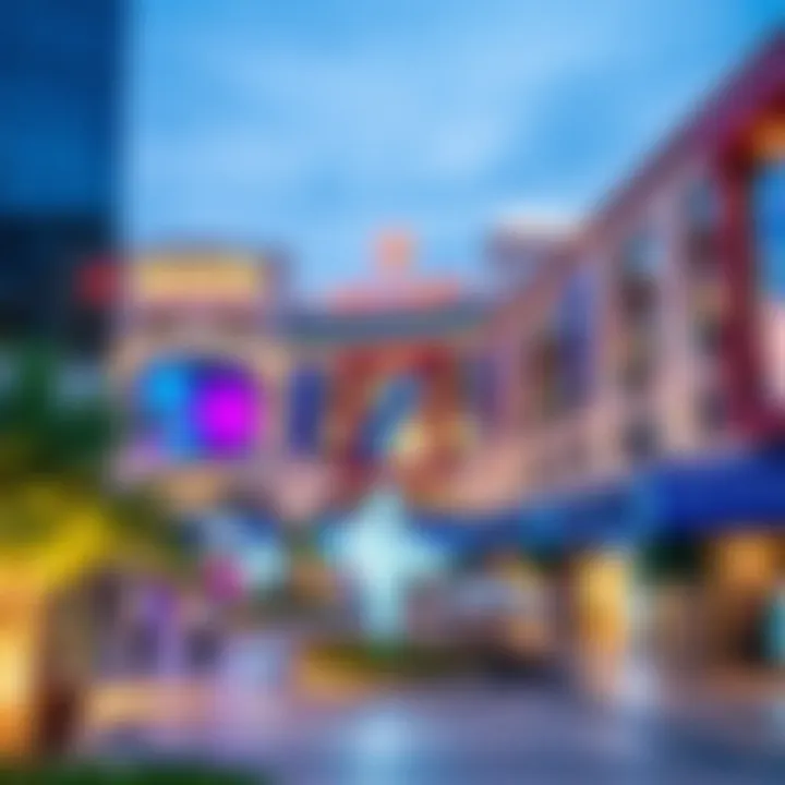 Amenities at Safi Town Square including shopping and leisure facilities