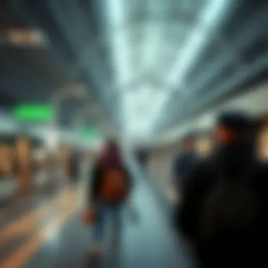 Commuters Benefiting from Saladin Metro Station Commuters using Saladin Metro Station, illustrating its role in connectivity