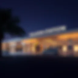 Exterior view of Saladin Metro Station showcasing its architectural design