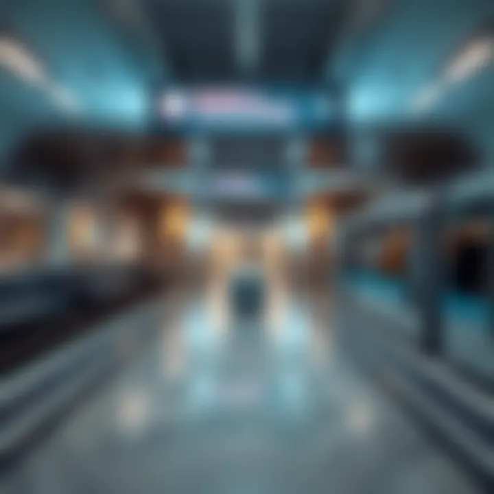 Modern Facilities at Saladin Metro Station Interior shot of Saladin Metro Station highlighting its modern facilities