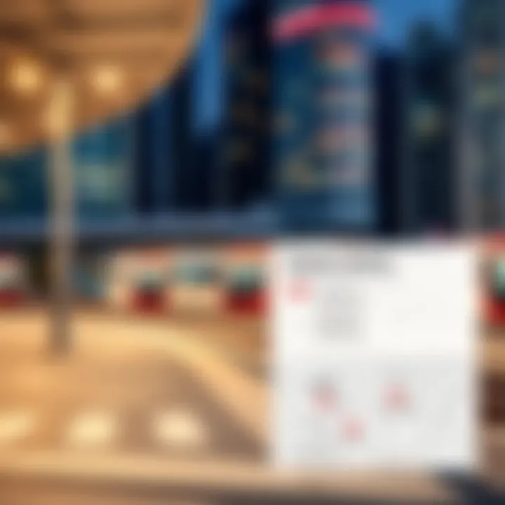 Strategic Location of Saladin Metro Station Map highlighting the strategic location of Saladin Metro Station in Dubai