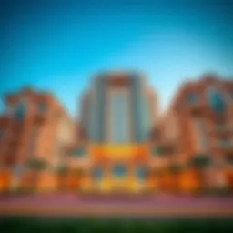 Stunning exterior view of Saleh Bin Lahej Majan Building showcasing modern architecture