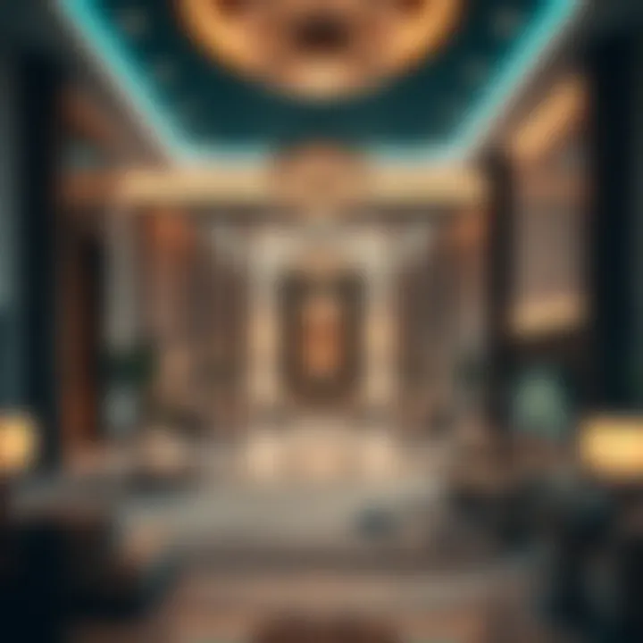 Luxurious Interiors of Saleh Bin Lahej Majan Building Interior design elements highlighting the luxury of the Saleh Bin Lahej Majan Building