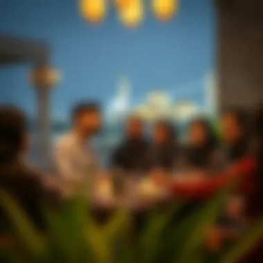 A gathering of friends enjoying Sehri together