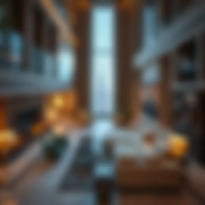 Interior view of Shatha Tower showcasing its luxurious space and modern amenities