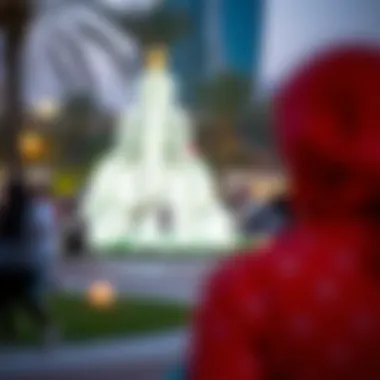 Community Engagement at Sheikh Fatima Park Visitors enjoying leisure activities in Sheikh Fatima Park