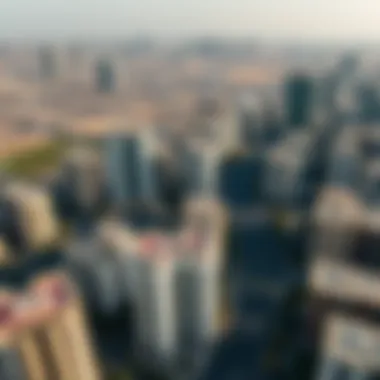 Aerial view of Al-Tawun highlighting rental options and market dynamics