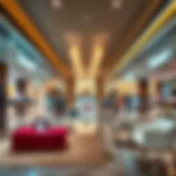 Luxurious retail space at Dubai International Airport