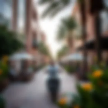 Vibrant Lifestyle in Silicon Avenue Vibrant lifestyle scene in Silicon Avenue with cafes and parks