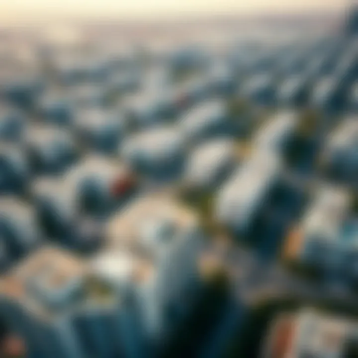 Aerial View of Residential Developments An aerial shot of residential developments in Silicon Central demonstrating urban planning