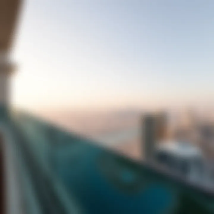 Breathtaking view from St. Regis Residences balcony