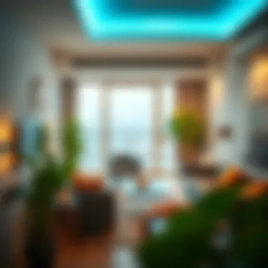 Cozy and Functional Living Area for Students Living room of a student apartment in Dubai