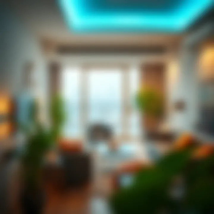 Cozy and Functional Living Area for Students Living room of a student apartment in Dubai