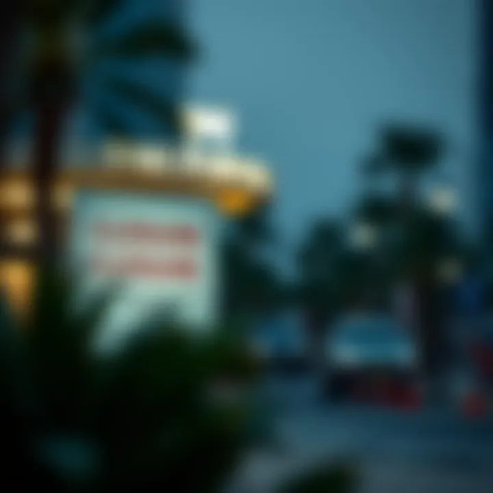 Closure Announcement at The Pointe Signage indicating closure of The Pointe Dubai location