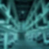 A Contemporary Parking Structure in Dubai Modern apartment parking facility in Dubai