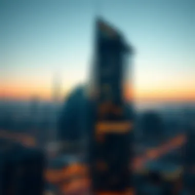 The Edge Building Illuminating Dubai's Skyline The Edge Building at dusk, illuminating Dubai’s skyline