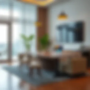 Chic Workspace Inspiration Stylish workspace with contemporary furniture from The One