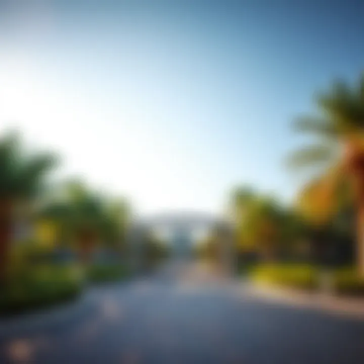 Nature and Architecture in Harmony Lush greenery surrounding a modern park gate