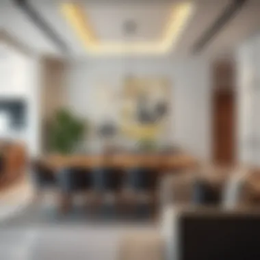 Contemporary Dining Area Design Contemporary dining area showcasing stylish dining sets