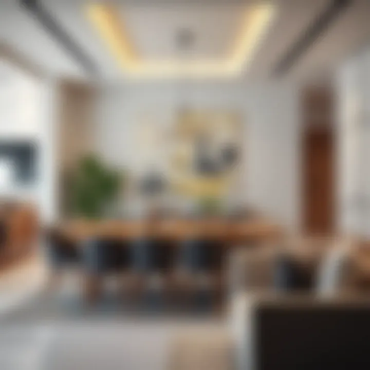 Contemporary Dining Area Design Contemporary dining area showcasing stylish dining sets