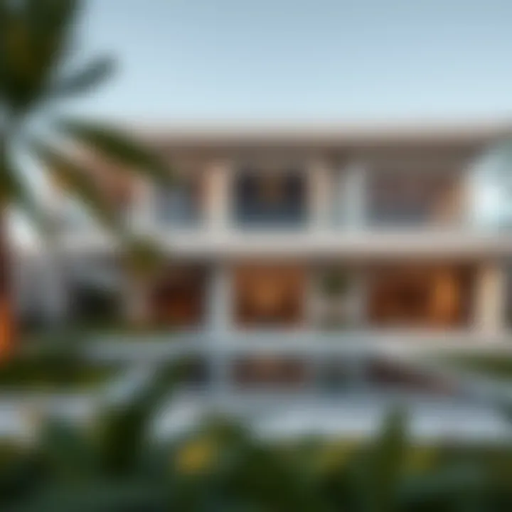 Modern luxury villa with contemporary design