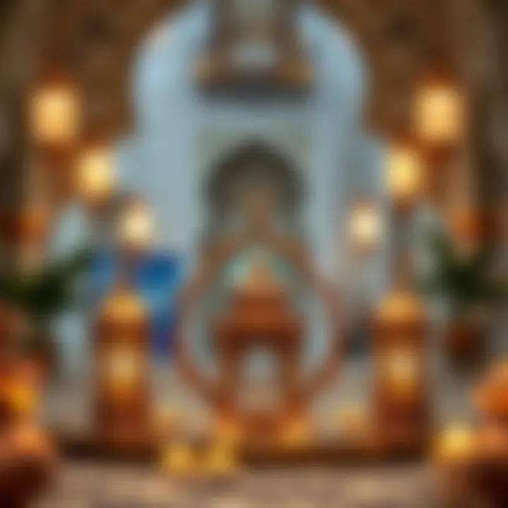 Decorative elements symbolizing Eid ul Fitr