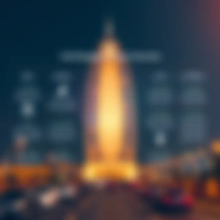 A detailed infographic explaining residency regulations in the UAE