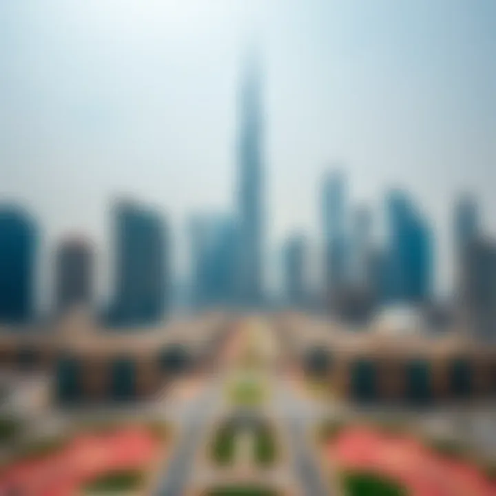 Dubai's Real Estate Market and AED Dubai skyline showcasing real estate developments