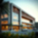 Exterior view showcasing the modern architectural design of المدينة مول القصيص