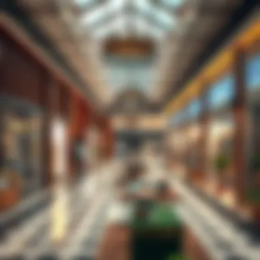 Diverse Retail Spaces in المدينة مول القصيص Interior layout highlighting the diverse range of retail spaces available