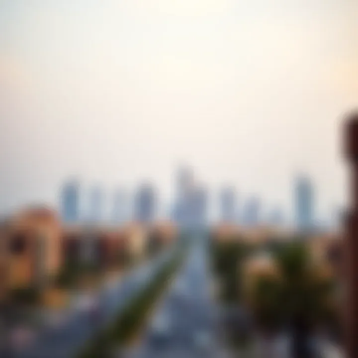 Skyline view of Al Nahda 1 in Dubai showcasing modern architecture