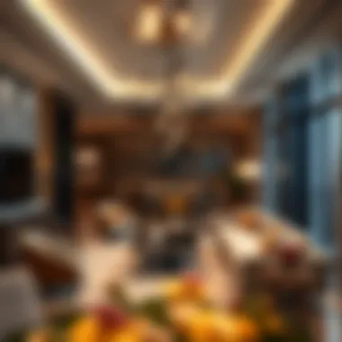 Luxury Living: Azizi's Interior Aesthetics Interior design of a luxury apartment by Azizi