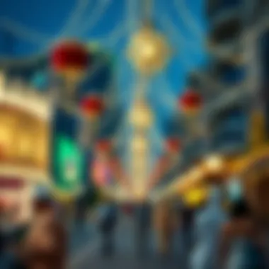 Festive decorations and events in UAE cities