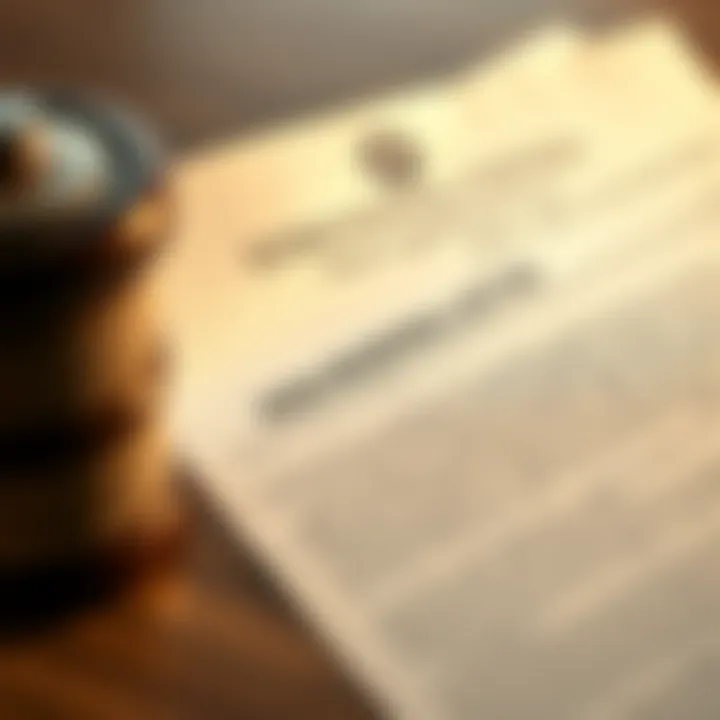 Legal Aspects of Non-Renewal Letters A legal document showcasing a non-renewal letter with intricate legal jargon.