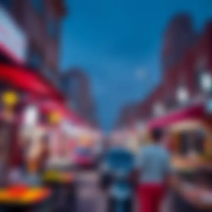 A vibrant market scene highlighting investment opportunities in Dubai