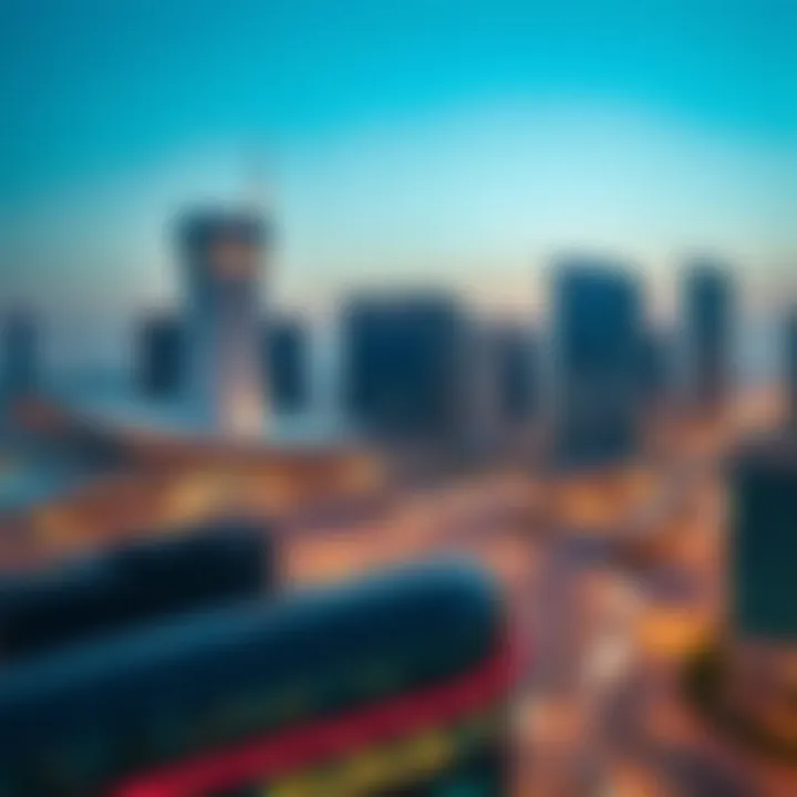 Advanced Infrastructure in Internet City High-tech infrastructure featuring advanced connectivity solutions