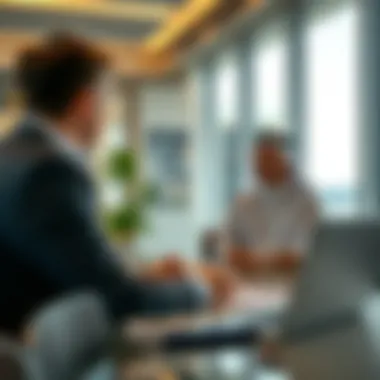 Consultation for Real Estate Investments A professional consultation discussing real estate investments