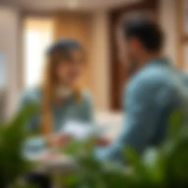 Illustration of a tenant negotiating a rental agreement