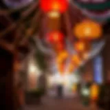 Traditional Emirati decorations during holidays