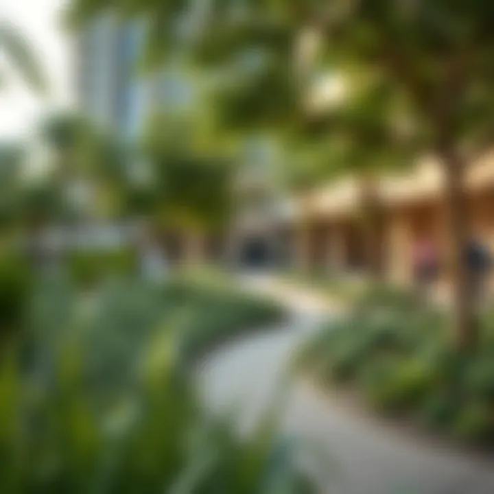 Green spaces and eco-friendly initiatives in Utopia Damac