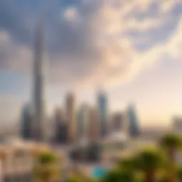 Luxurious skyline view of Utopia Damac in Dubai