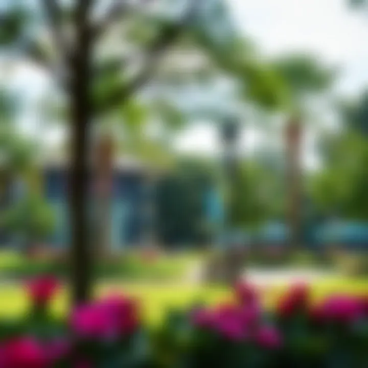 Community Park in Victory Heights Lush green community park fostering a vibrant lifestyle
