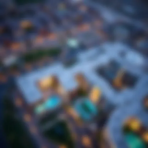 Stunning aerial view of Vida Emirates Hills showcasing luxury residences