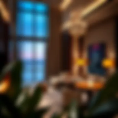 Elegant interior design showcasing luxury living spaces