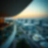 Zaabeel's Architectural Marvels Aerial view of Zaabeel showcasing modern architecture